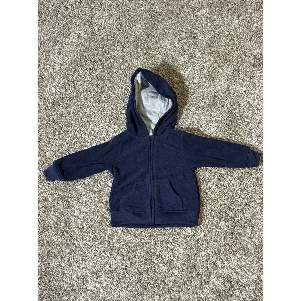 Simple Joys by Carter’s Baby Hoodie Jacket Navy Blue 3–6 Months